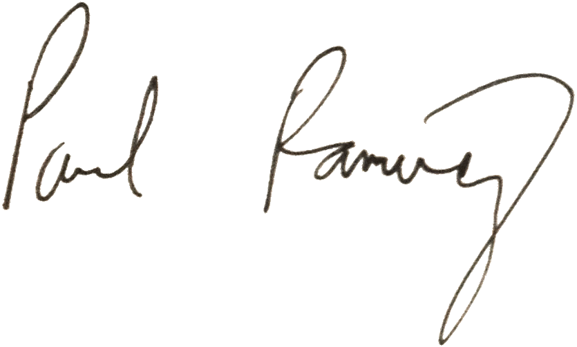 Paul Ramirez signature
