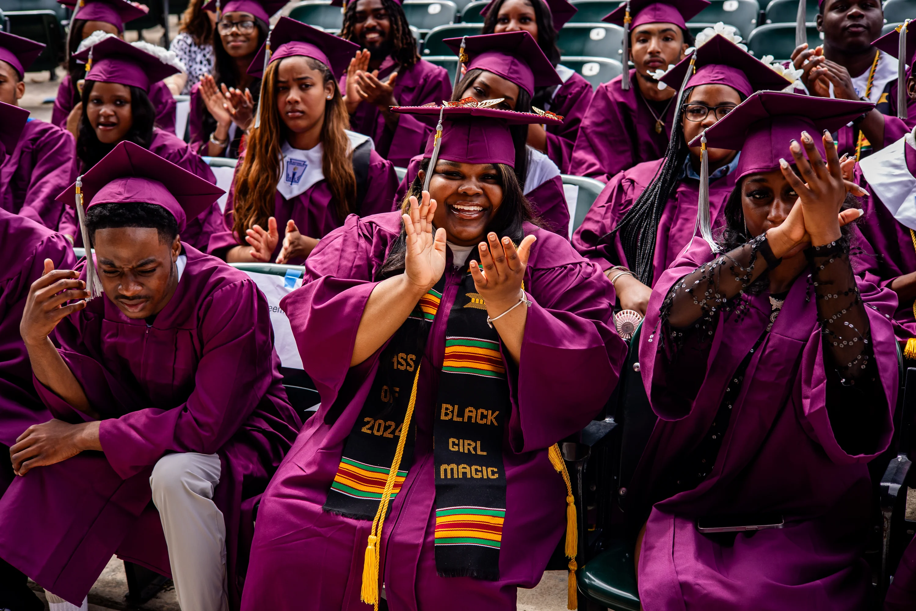TECH Freire graduating class celebrating